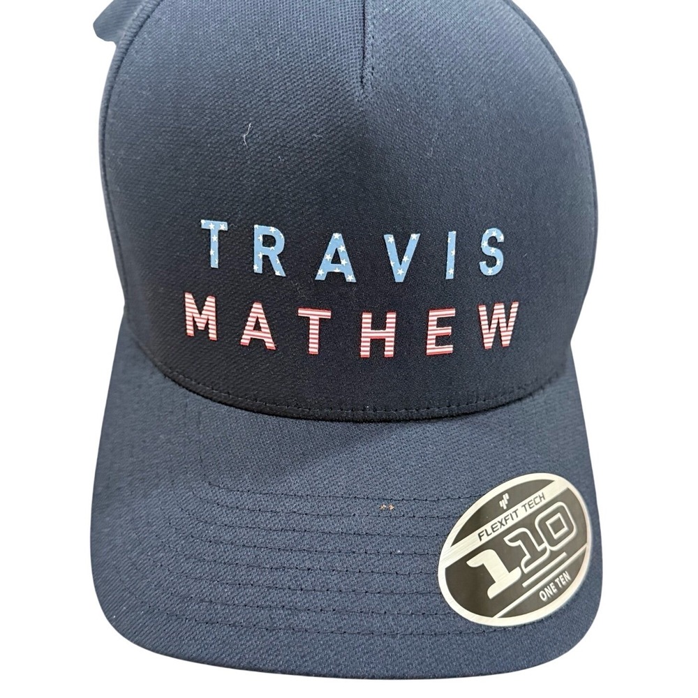 Travis Mathew Firework Float Navy Flexfit Hat Golf - Picture 6 of 6